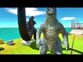 EVOLUTION of Shin Godzilla vs KING KONG and BIOLLANTE - Animal Revolt Battle Bimulator