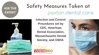 Disinfecting protocols at Paxton Dental Care explained by Dr. Scott Siemen