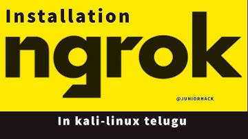 HOW TO DOWNLOAD NGROK IN KALI-LINUX IN TELUGU