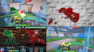 Mech Arena   Tyranno Red Combine Dino Robot