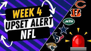 Details 🚨 NFL Week 4 UPSET ALERT! My Top 3 Upset Picks Guide