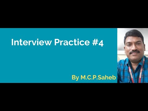 Interview Practice #4 - YouTube