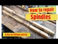 Really useful broken spindle / baluster replacement instructions