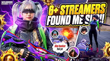 6+ Streamers Found Me Sus!!💀 | Rare vs Streamers☠️ | Fastest 4 finger player🔥 | BGMI 🔱