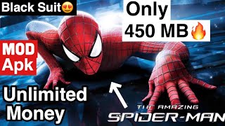 The Amazing Spider Man Mod Apk Highly compressed With Unlocked Black Suit😎❤||Only 450 Mb😈|| screenshot 4