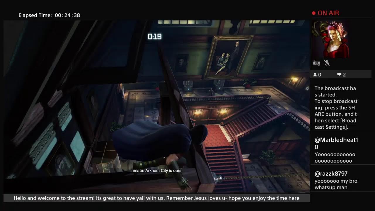 Batman arkham City Live Stream Come Join !