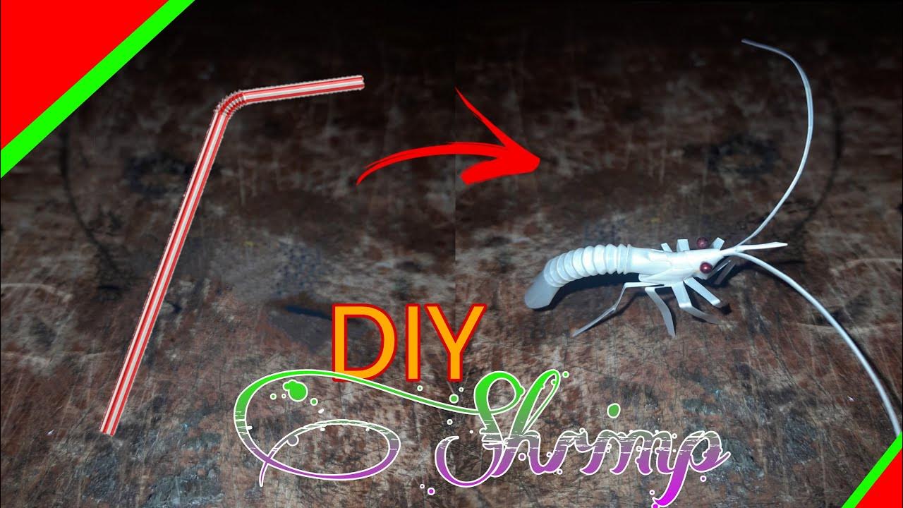 Creative way to pass your time Plastic Straw Shrimp YouTube