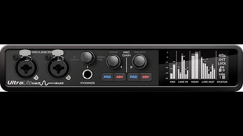 MOTU ULTRALITE MK5 AUDIO INTERFACE OVERVIEW