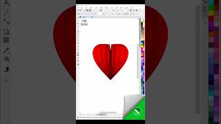 How to blend objects in CorelDraw | heart shape