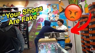 YOUR SHOES ARE FAKE PRANK GONE WRONG!!!!!(MUST SEE)