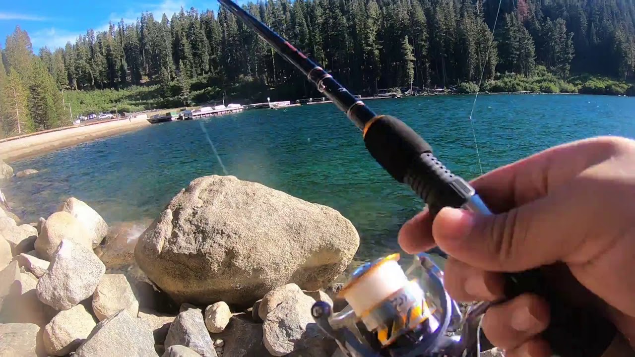 Lake Tahoe fishing, trout farm. YouTube
