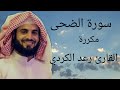 سورة الضحى مكررة بصوت القارئ رعد الكردي 