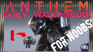 ANTHEM | EARLY WALKTHROUGH GAMEPLAY Part 1- the INTRO (Story Campaign)