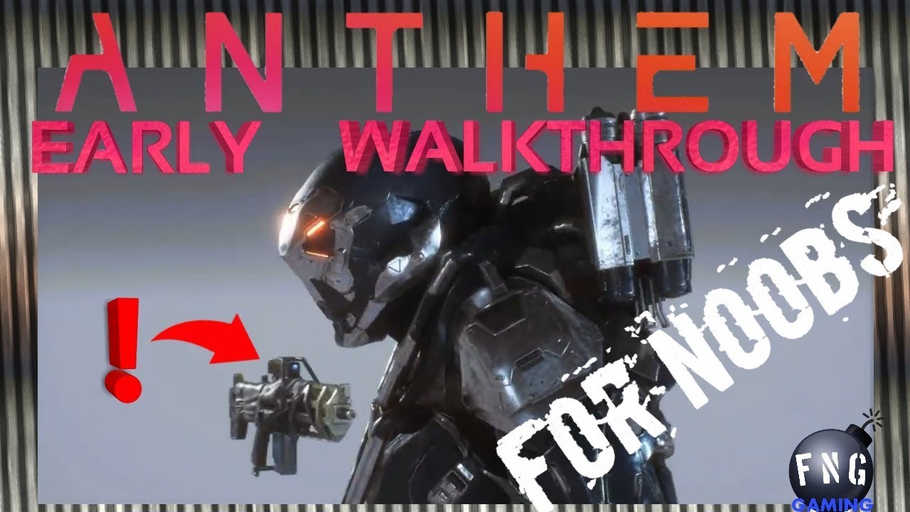 ANTHEM | EARLY WALKTHROUGH GAMEPLAY Part 1- the INTRO (Story Campaign)