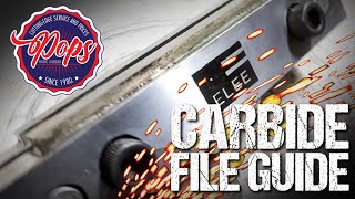 How we use a Carbide File Guide