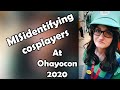 Misidentifying cosplayers at Ohayocon 2020