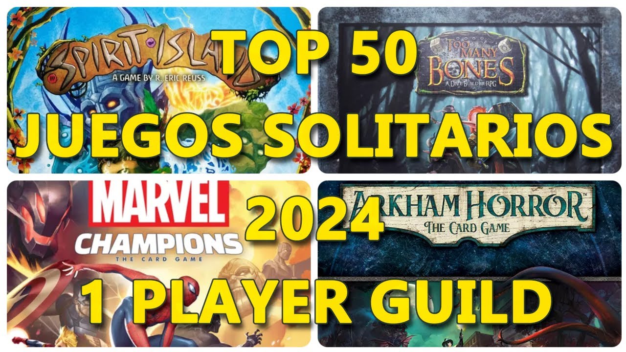 Top 50 juegos en solitario del 2024 por 1-Player Guild