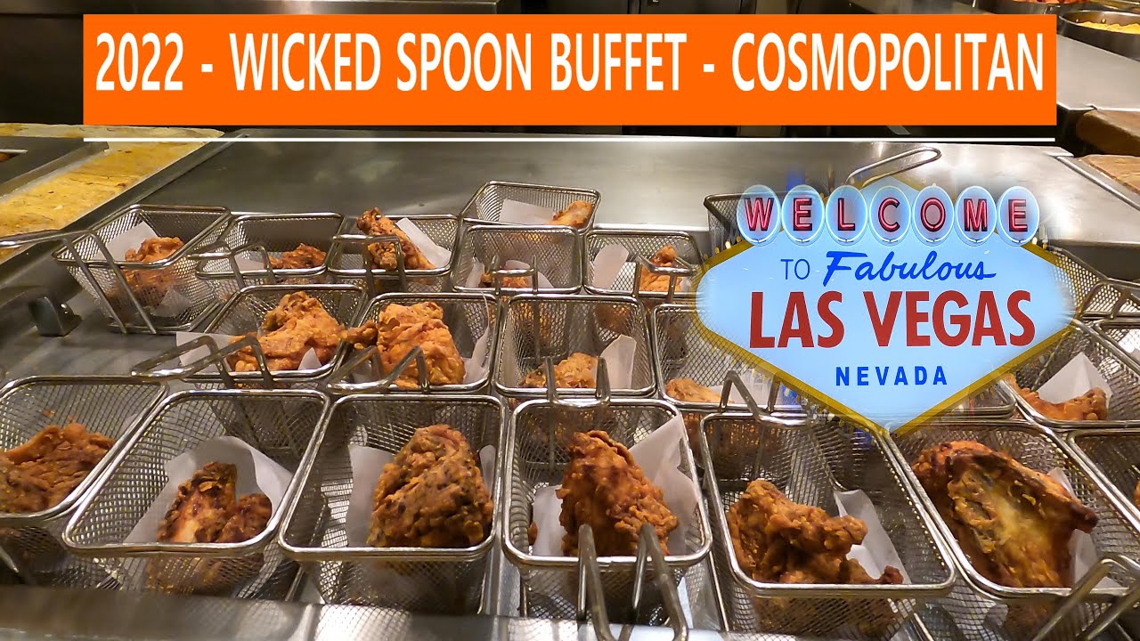 Wicked Spoon Las Vegas Buffet 2022. 大都會自助餐, 코스모폴리탄 위키드스푼 ASMR 뷔페, YouTube