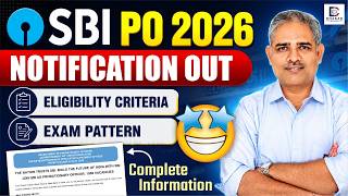 SBI PO Notification Out 2026 | SBI PO Post, Qualification & Age Limit | Dhakad Sir