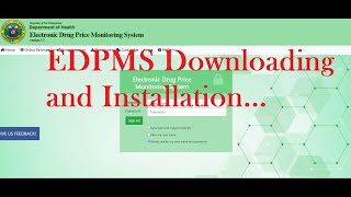 How to Download and Install | EDPMS version 3.6