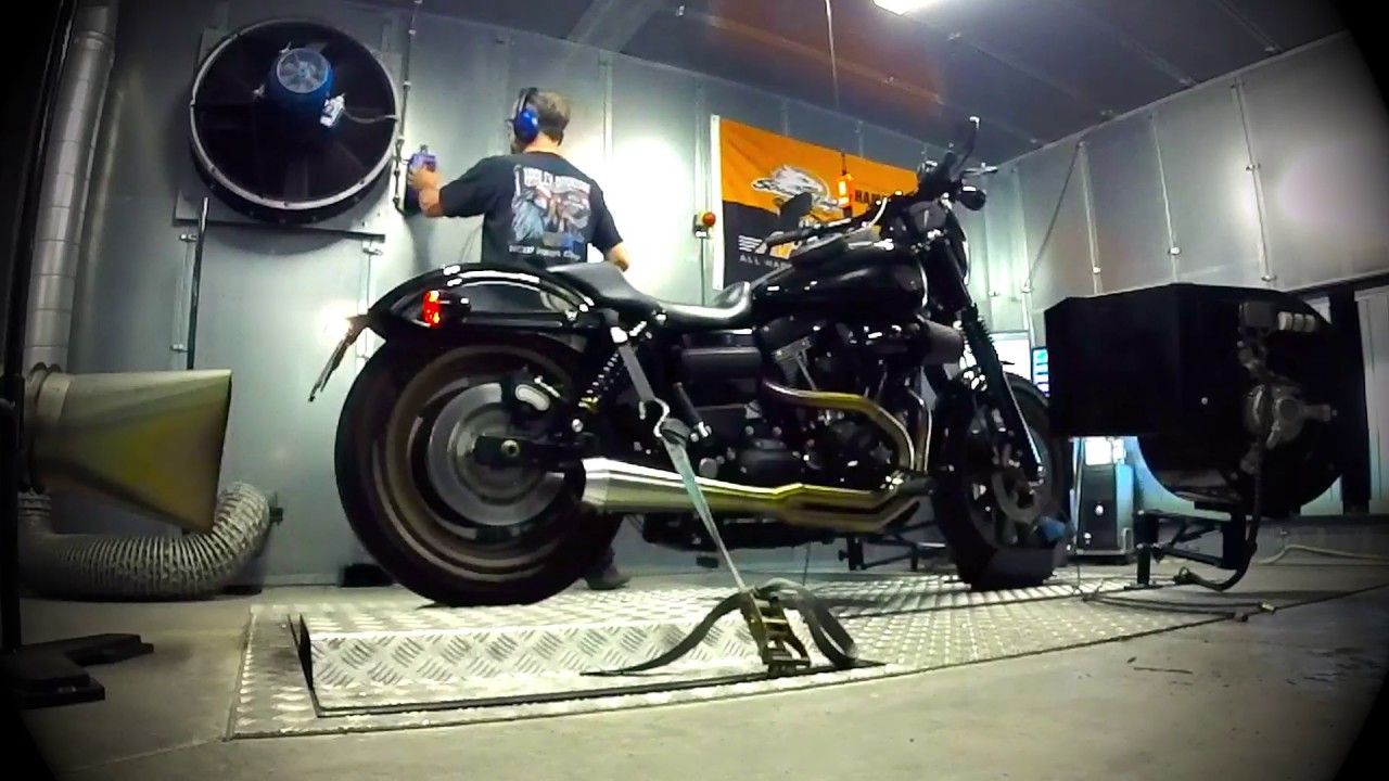 Harley Davidson FXDLS Dyno Run - YouTube
