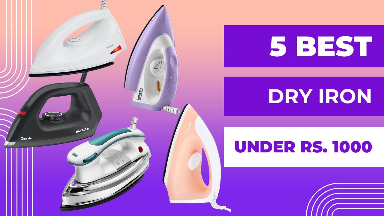 Лучшие утюги для сухой стирки в Индии в 2025 году | Топ-5 утюгов для сухой стирки до 1000 рупий |...