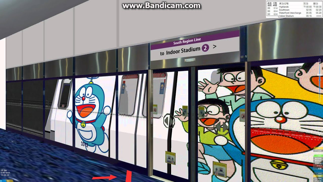 [openBVE] C751B Doraemon Livery on South Region Line