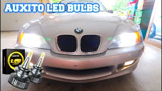 1996 BMW Z3 Headlight Bulb Replacement (AUXITO LED Bulbs) EASY!