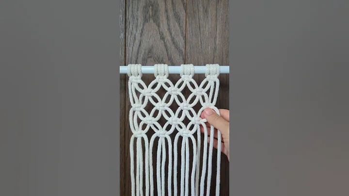 #macramepatterns #macramewallhanging #squareknot