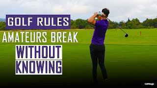 5 Golf Rules that Amateur Golfers Break WITHOUT KNOWING! | Golf Rules with Ash Weller