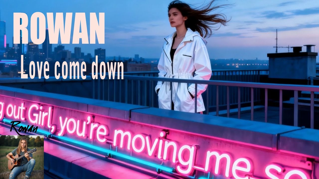 🎸 ROWAN – Feel My Love Come Down | Official Lyric Video | Catchy Uptempo Pop Song