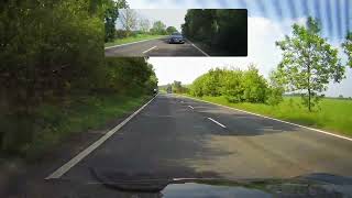 Overtaking a cyclist on a busy main road