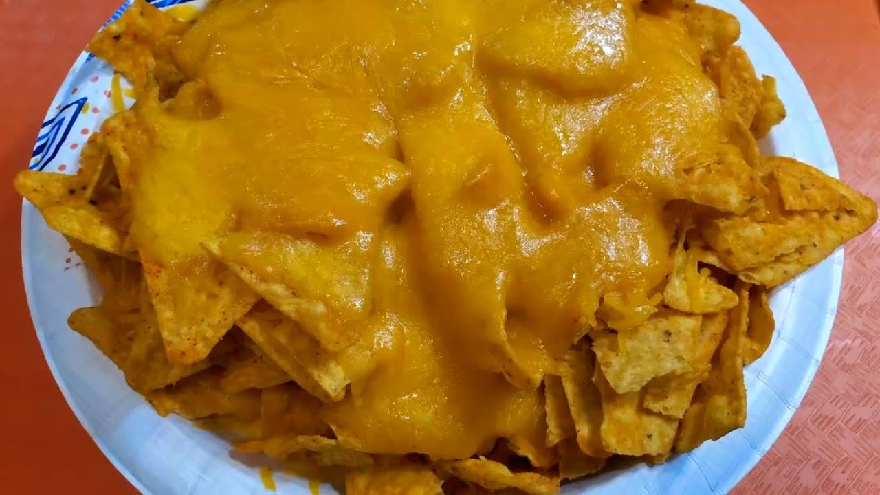 eat Doritos chips with Melted Cheddar Cheese nachos YouTube