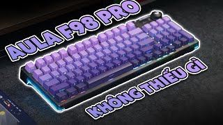 Review Aula F98 Pro V2: Đa tính năng - Switch silent, màn hình phụ, núm xoay// MKShop screenshot 4