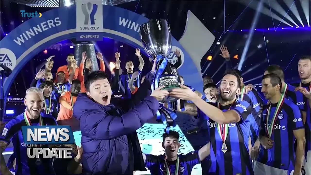 ITALIAN SUPER CUP:  Inter Beat AC Milan To Win Trophy In Saudi Arabia | TRUST TV
