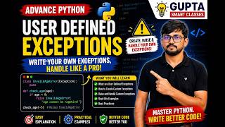 Advanced Python: User Defined Exceptions II GTU- SEM-2 II Unit-3-part4