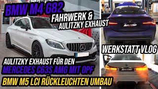 BMW M4 G82 Aulitzky Exhaust & Fahrwerk | M5 LCI Rückleuchten Umbau | C63 AMG Aulitzky Exhaust | VLOG
