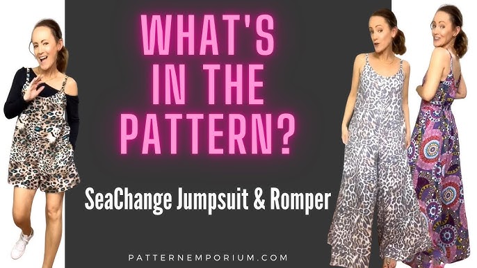 The Printed Jumpsuit  Simplicity 1355 - Adrienne M Nixon