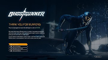 Ghostrunner Demo 2020 Speedrun !!!