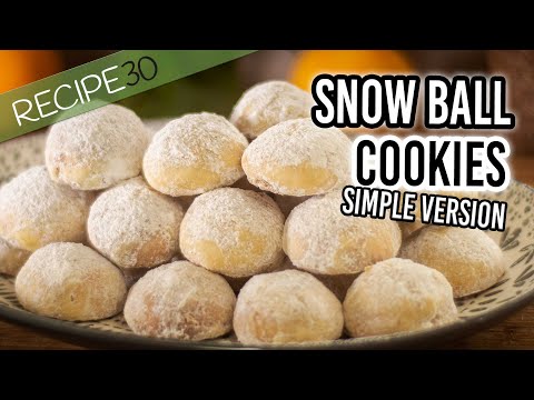 Buttery Snow Ball Cookies Simple to Make