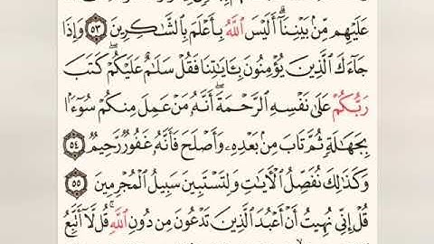 تلاوة الآيات من 53 إلى 56 من سورة الأنعام بصوت الأخ المجاز إبراهيم مرعي 🌹💐