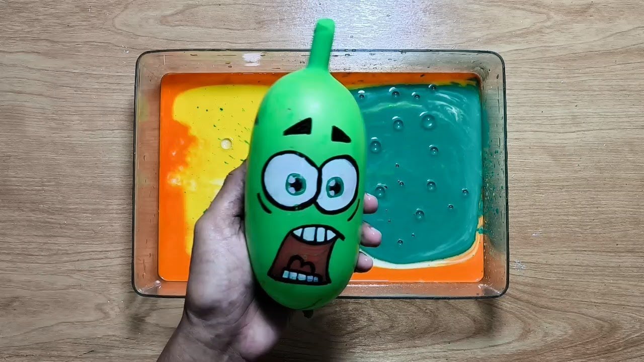 MAKING SLIME WITH FUNNY BALLOONS - SATISFYING SLIME VIDEO 499