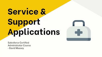 Salesforce Certified Administrator Exam - Service and Support Applications Overview
