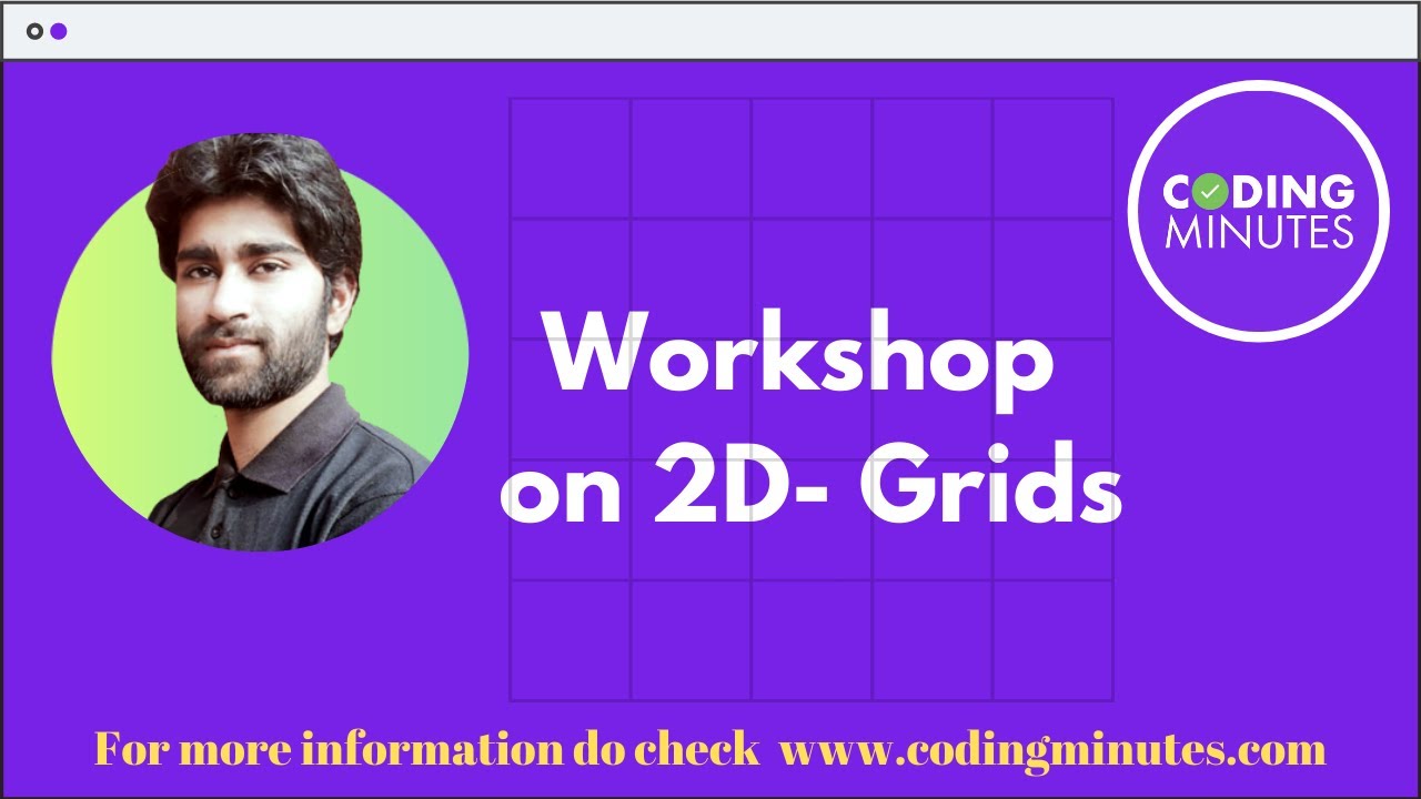 Webinar on 2-D Grids | Graphs Algorithms