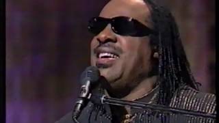 Video thumbnail of "Stevie Wonder - For your love - Letterman"