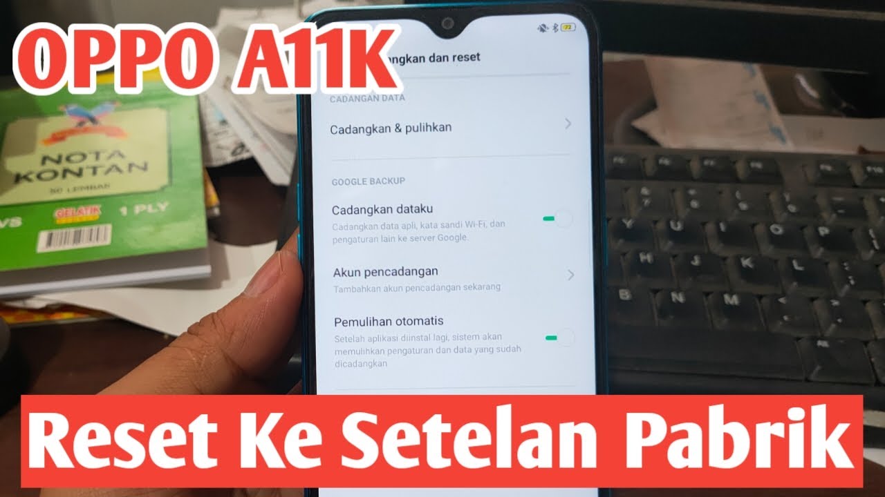 Cara Reset Ke Setelan Pabrik Oppo A11K YouTube Cara reset ke setelan pabrik oppo a11k youtube