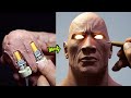 The Rock - Dwayne Johnson DC Super Hero (2022) Black Adam Sculpture Making part1