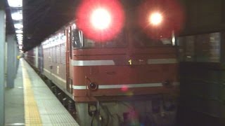 貨物列車 EF81 633号機［富］牽引 3094ﾚ　日本海縦貫線（北陸本線） 高速通過 福井駅
