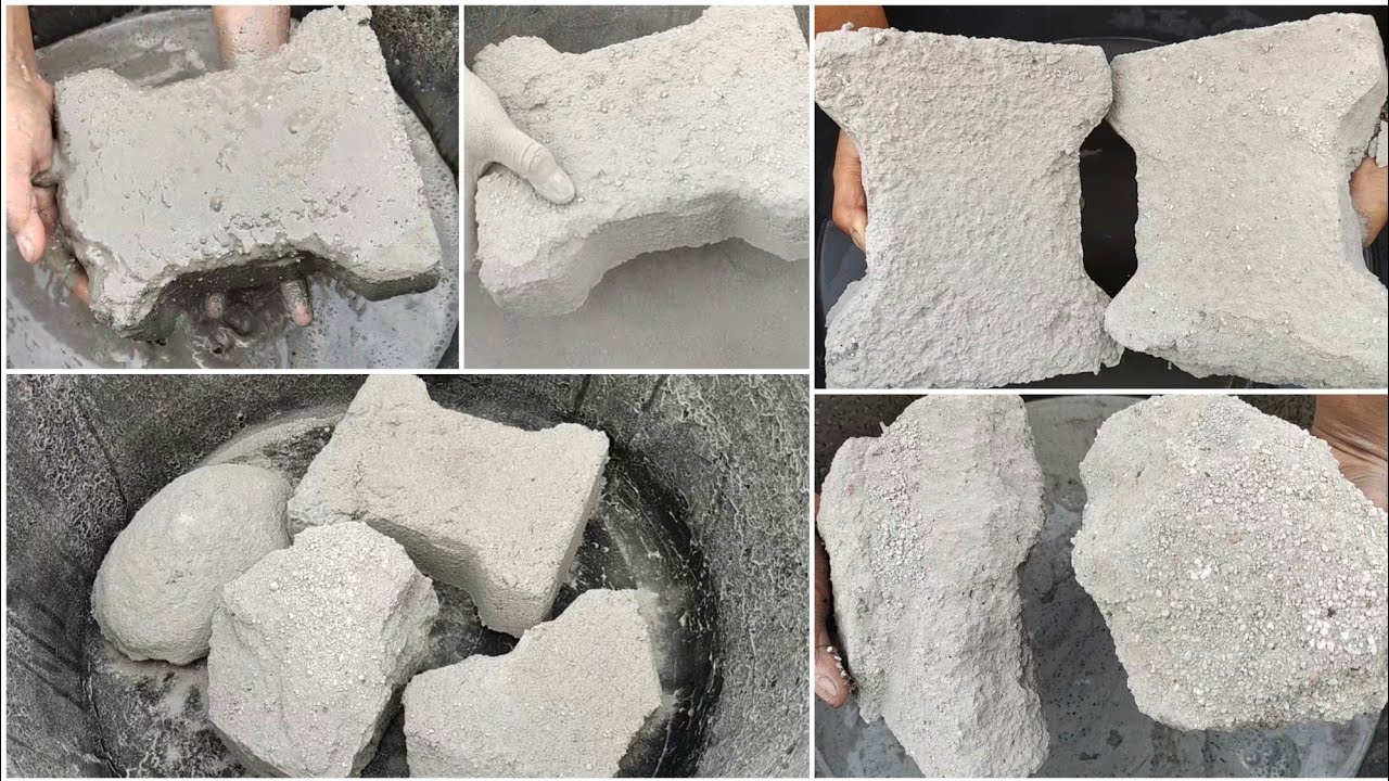 Asmr | All will ❤️ this sand cement dusty dry + water 💦 crumbling satisfying asmr video by asasmr