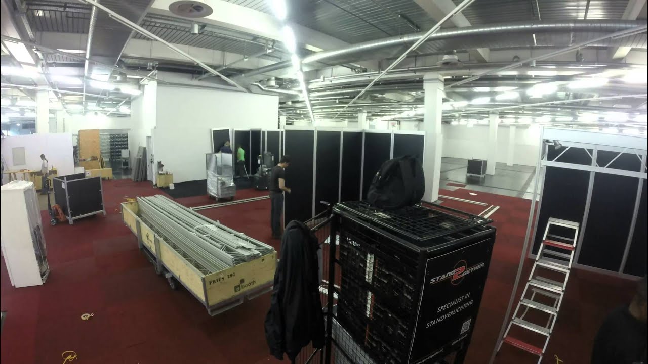 Standbouw opbouw MOC Munchen Second Home Beurs